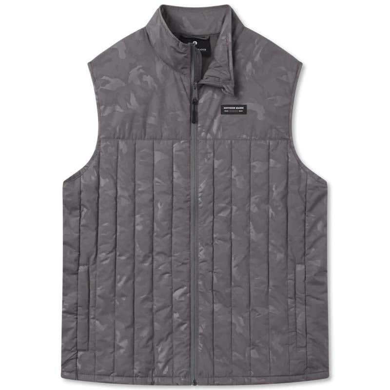 Whitefish Quilted Vest in Light Grey