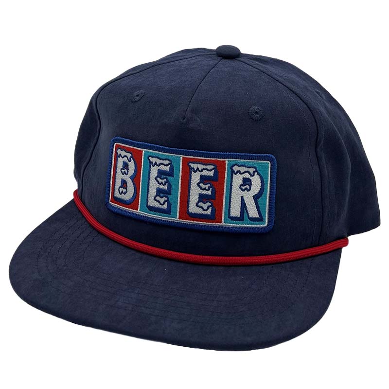 Beer Igloo Letter Rope Flat Bill Hat