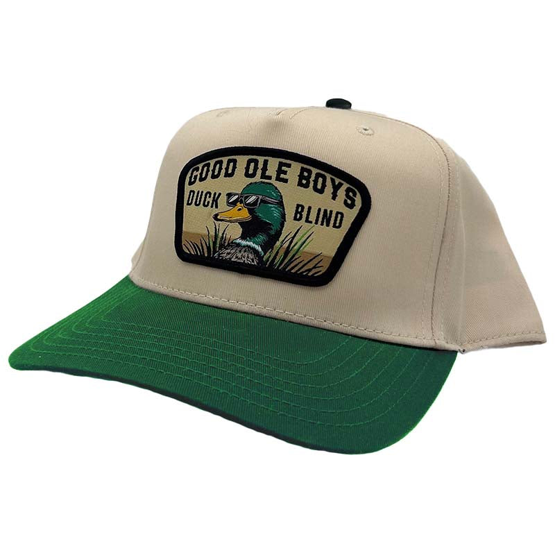 Duck Blind Patch Trucker Hat