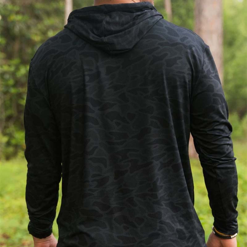 Black Camo Performance Hoodie