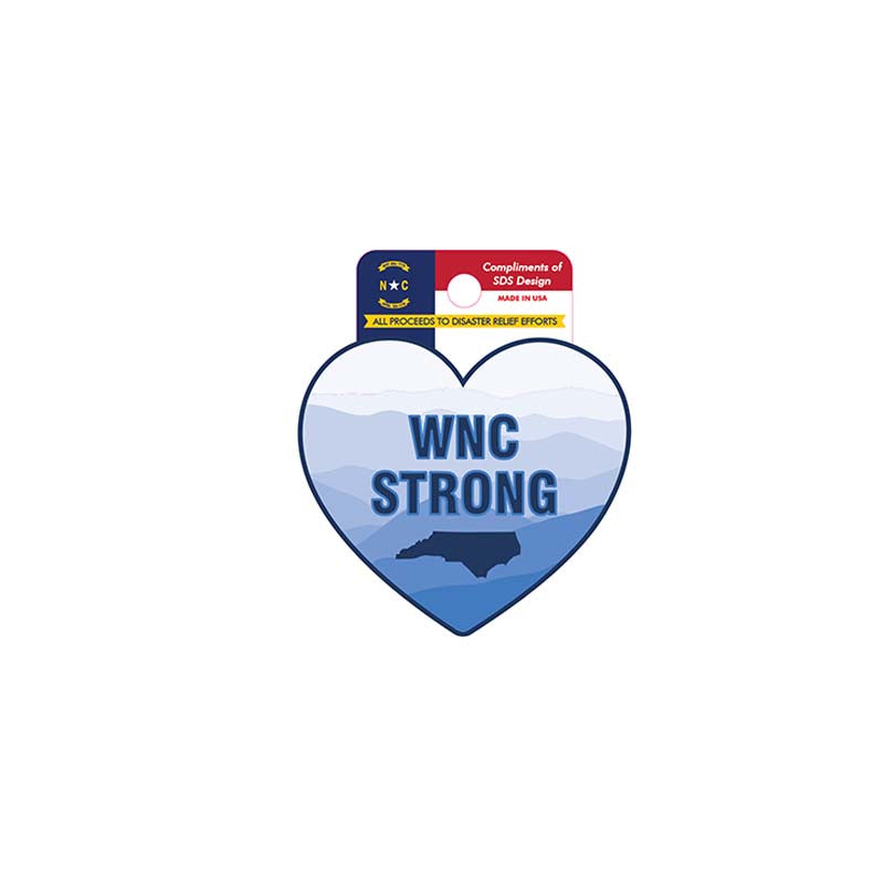 WNC Strong Heart Decal