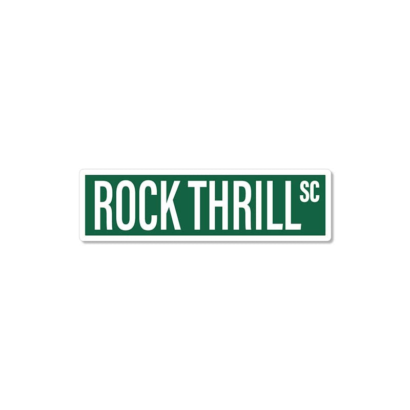 3 Inch Rock Hill Street Sign Decal