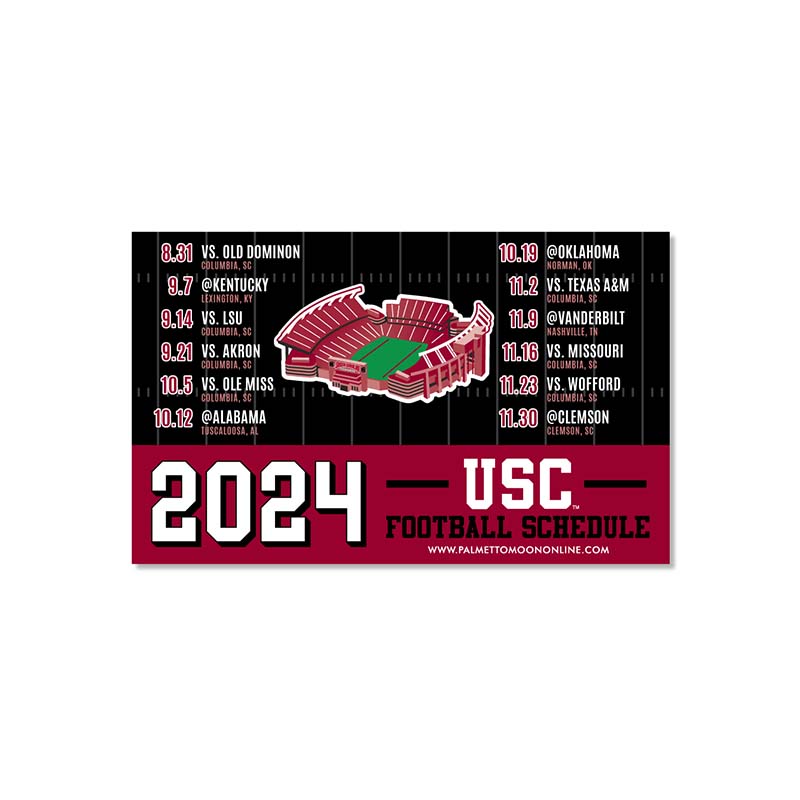 SDS Design USC 2024 Football Schedule Magnet