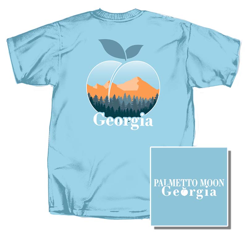 Georgia Mountain Peach Short Sleeve T-Shirt