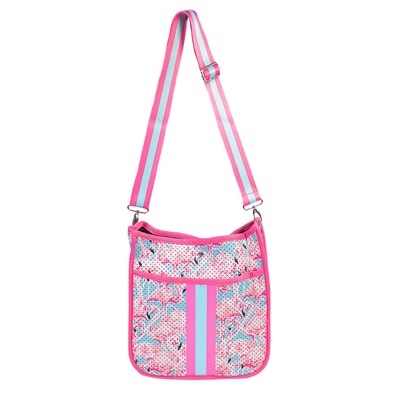 Large Printed Crossbody Neoprene Purse