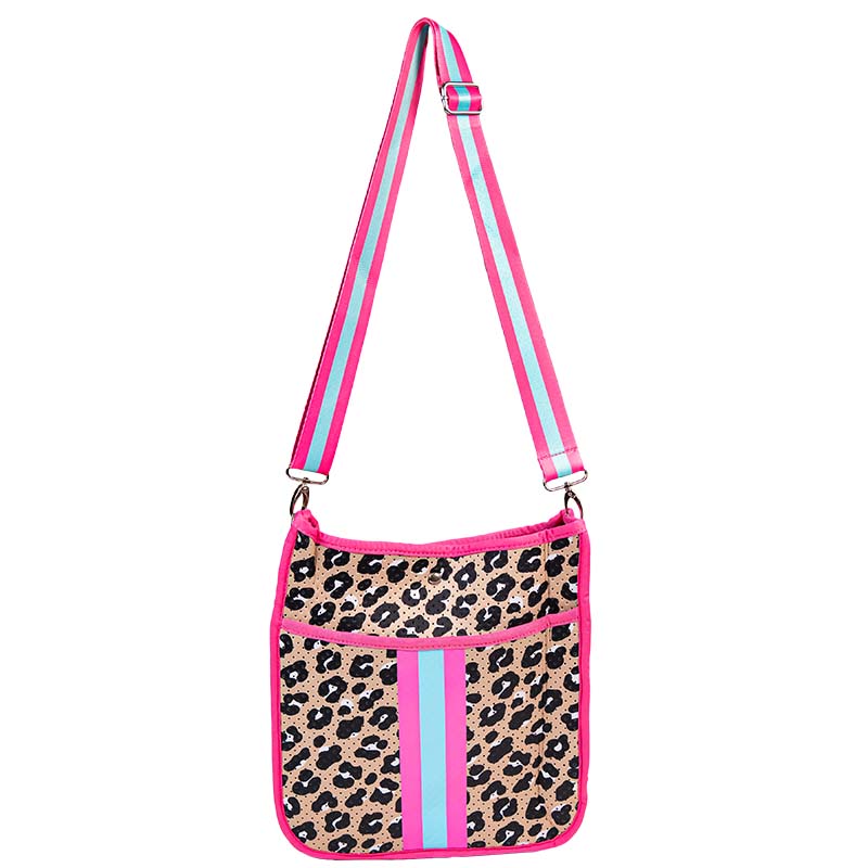 Large Printed Crossbody Neoprene Purse