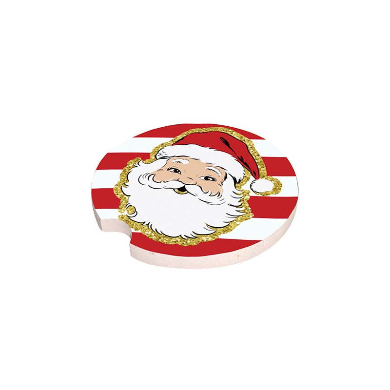 Simply Christmas Car Coaster in Santa