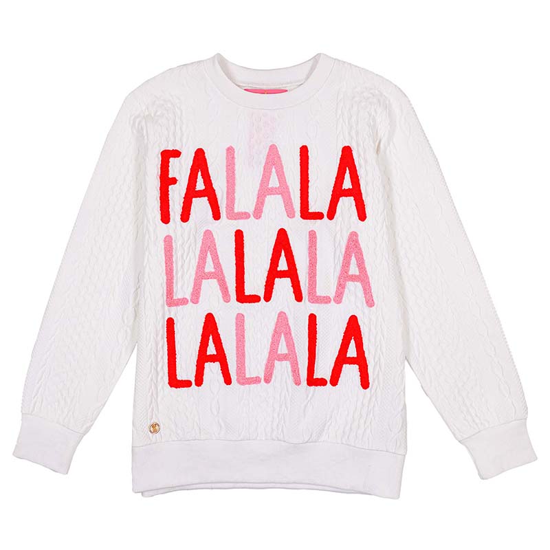 Braided FaLaLa Crewneck Sweater