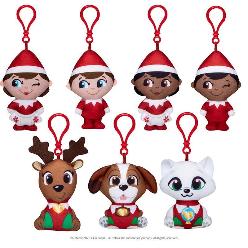 The Elf On The Shelf® Plushee Pals® Mini Clip Ons