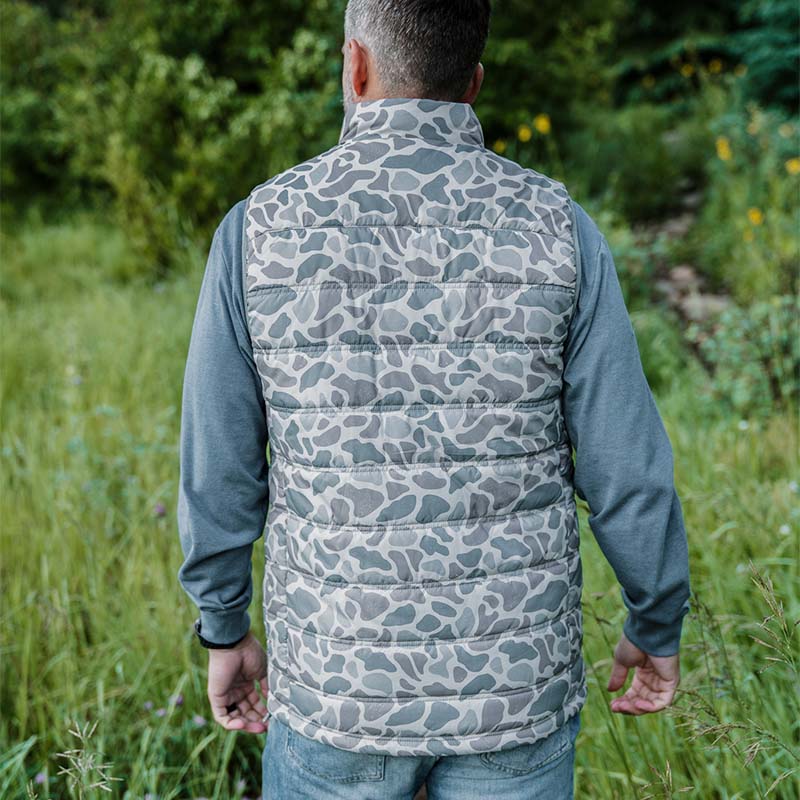 Classic Deer Camo Puffer Vest