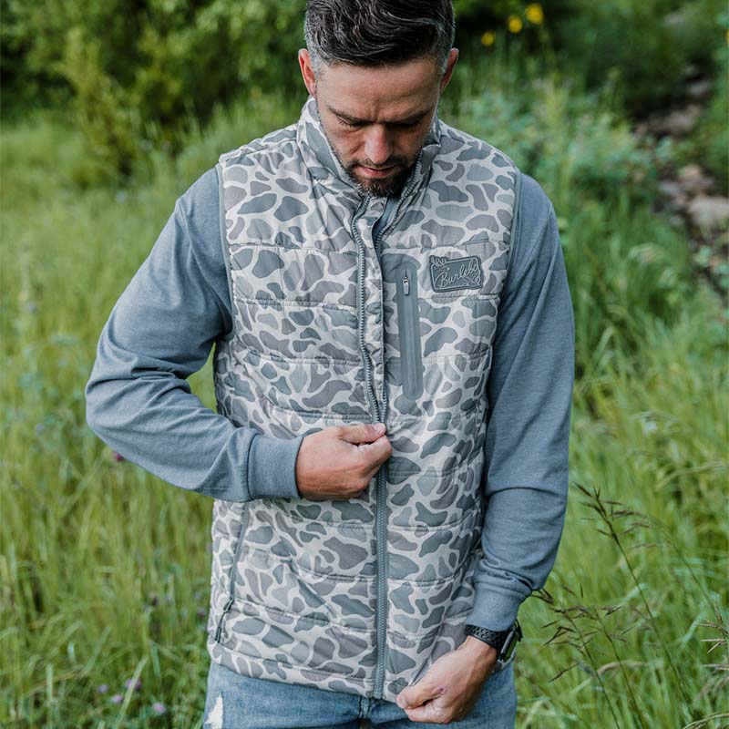 Classic Deer Camo Puffer Vest