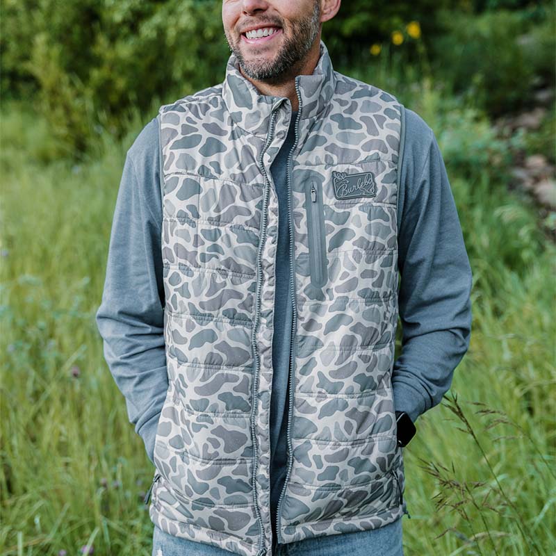 Classic Deer Camo Puffer Vest