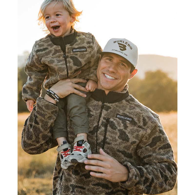 Rocky Mountain Camo Sherpa Quarter Zip Pullover