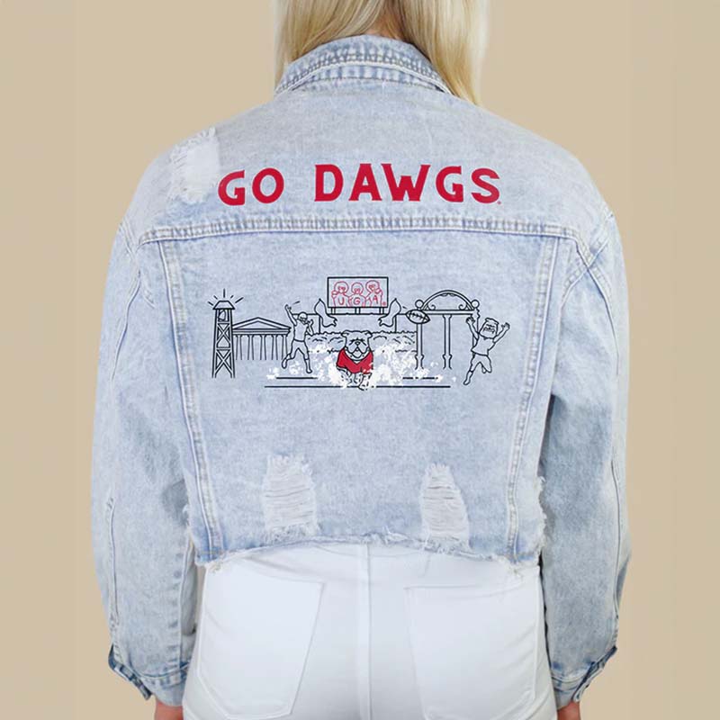 UGA Campus Denim Jacket