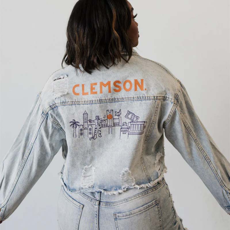 Clemson Campus Denim Jacket