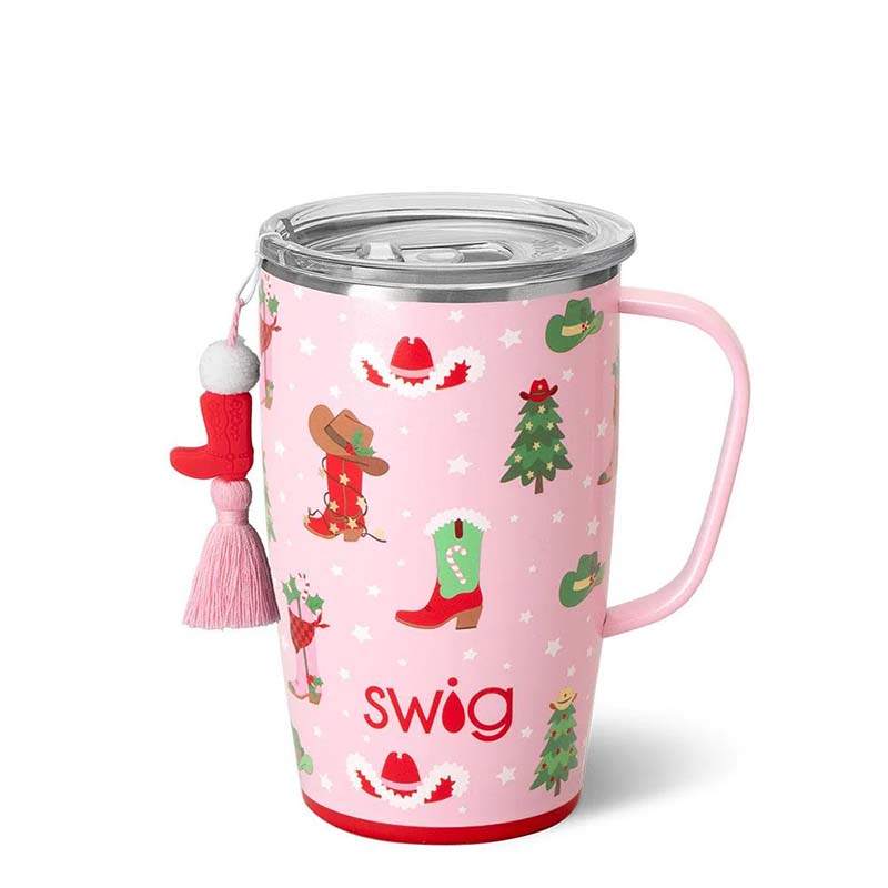 Howdy Holidays 18 Oz Travel Mug