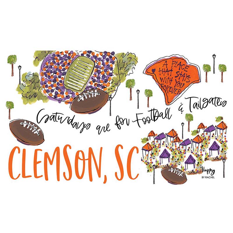 Saturdays In Clemson 24oz Party Cup