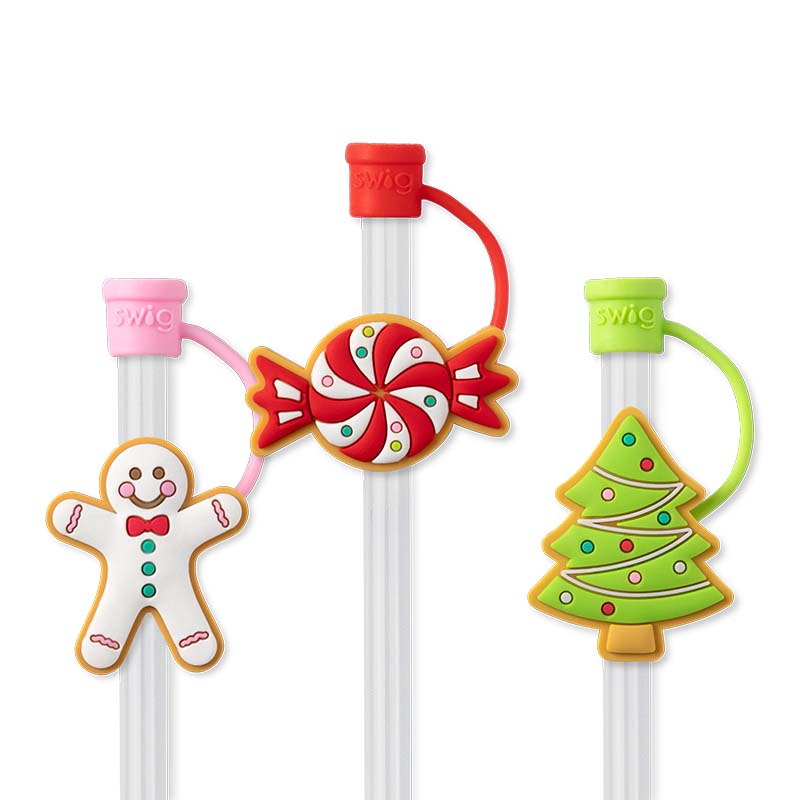 Cookie Jar Straw Topper Set