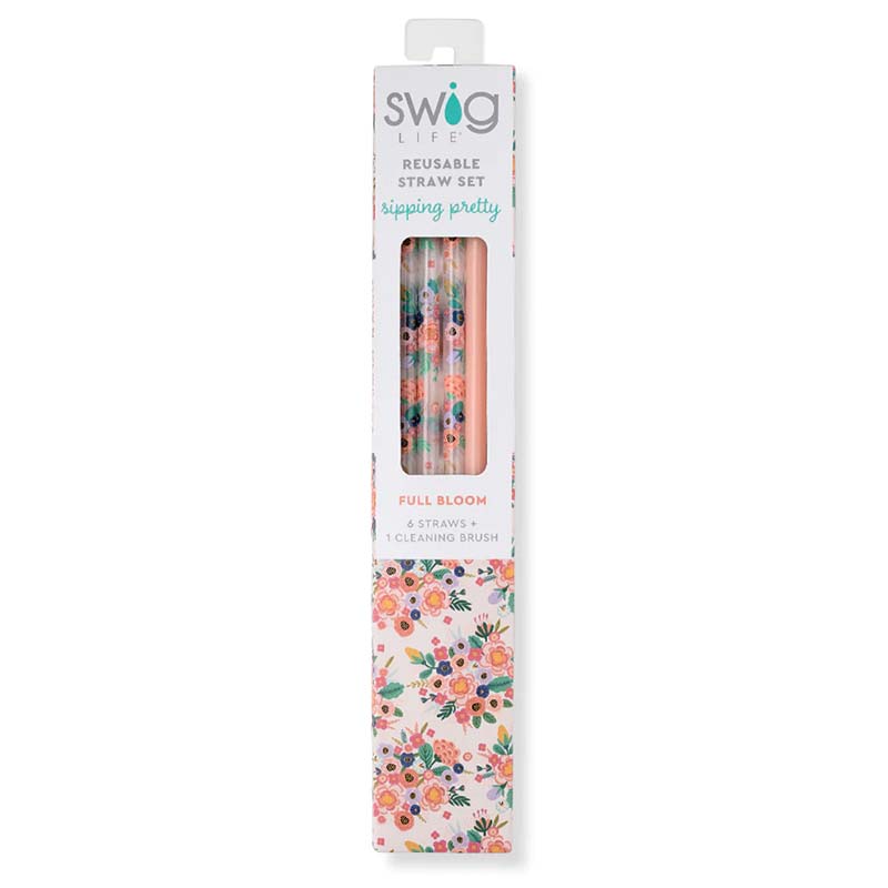 swig full bloom straw set