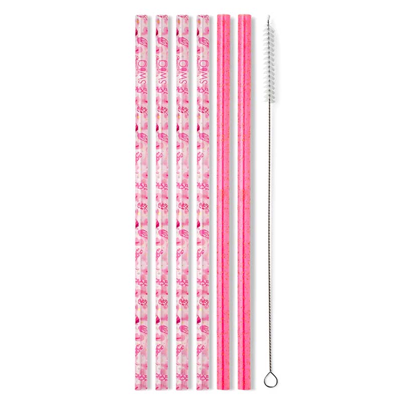 swig lets go girls straw set