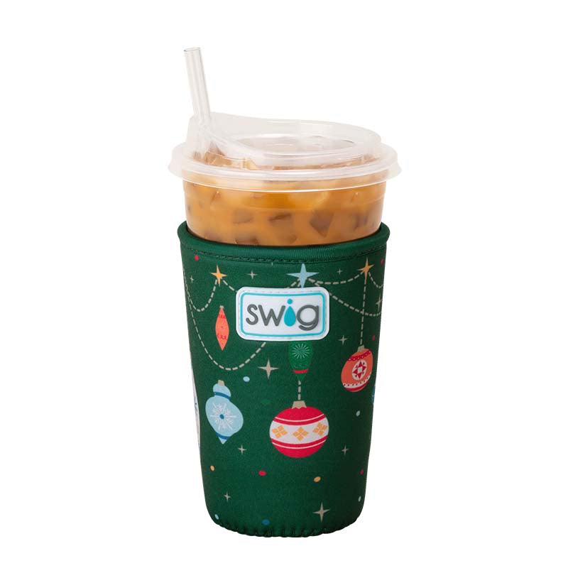 Deck The Halls 22oz Iced Cup Coolie