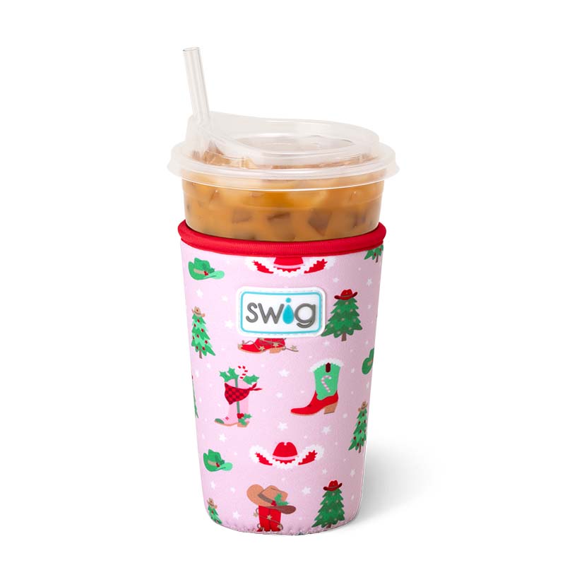 Howdy Holidays 22oz Iced Cup Coolie