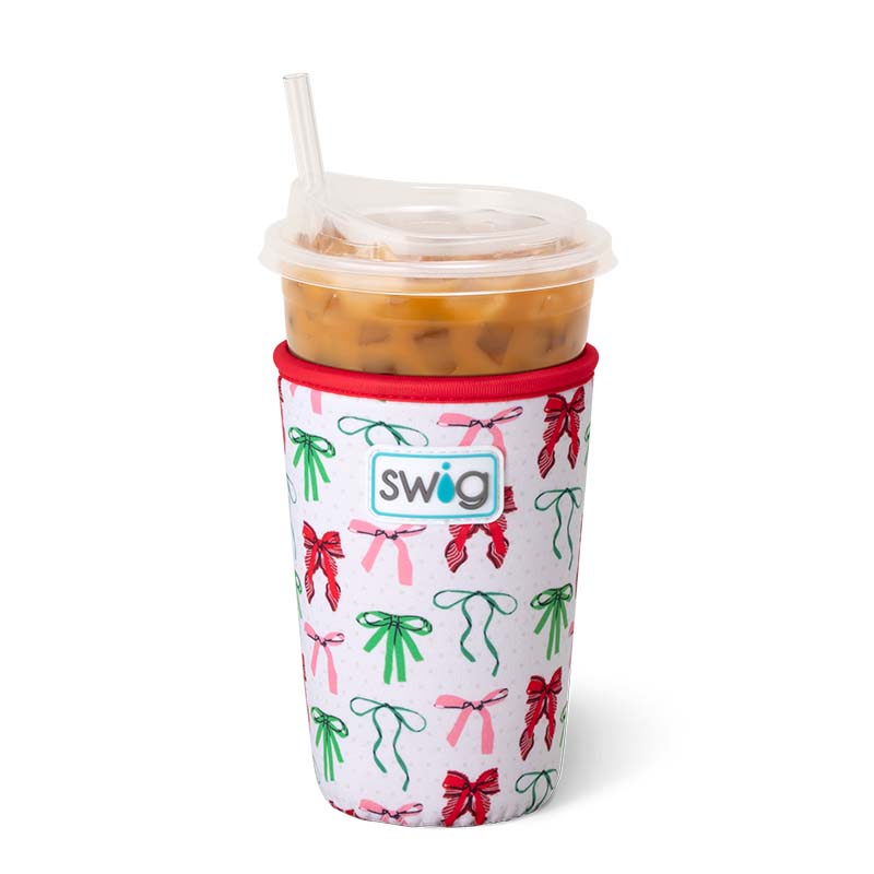 Ribbons And Bows 22oz Iced Cup Coolie