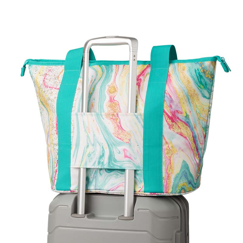 Wanderlust Insulated Zippi Tote Bag