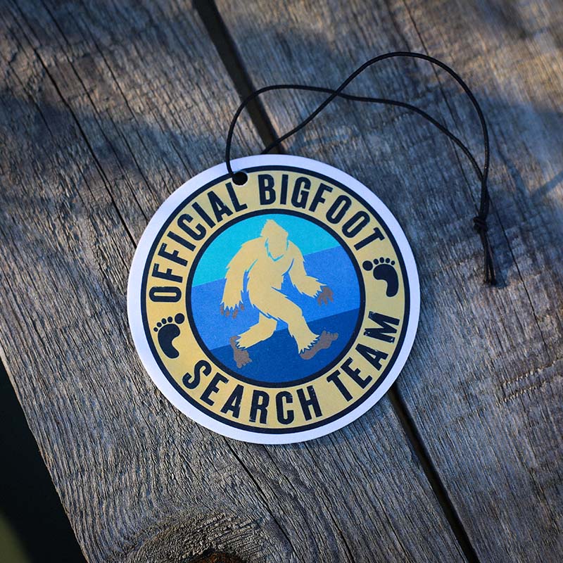 bigfoot search team air freshener