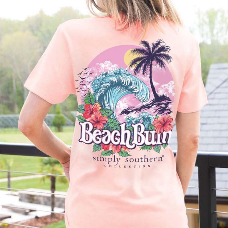 Simply Southern Beach Bum Short Sleeve T-Shirt