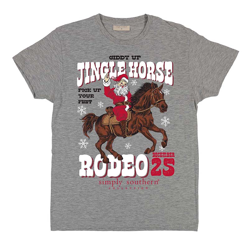 Giddy Up Jingle Horse Long Sleeve T-Shirt