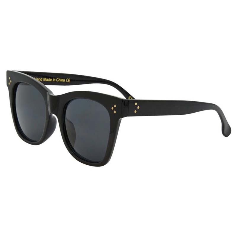 Stevie Sunglasses in Matte Black and Smoke