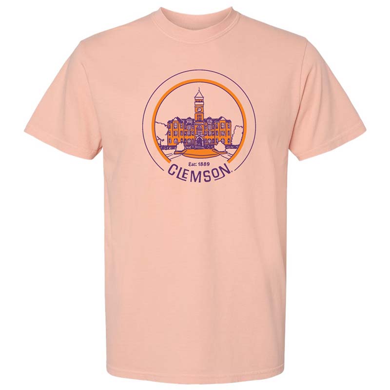 Summit Sportswear Clemson School Circle Short Sleeve T-Shirt