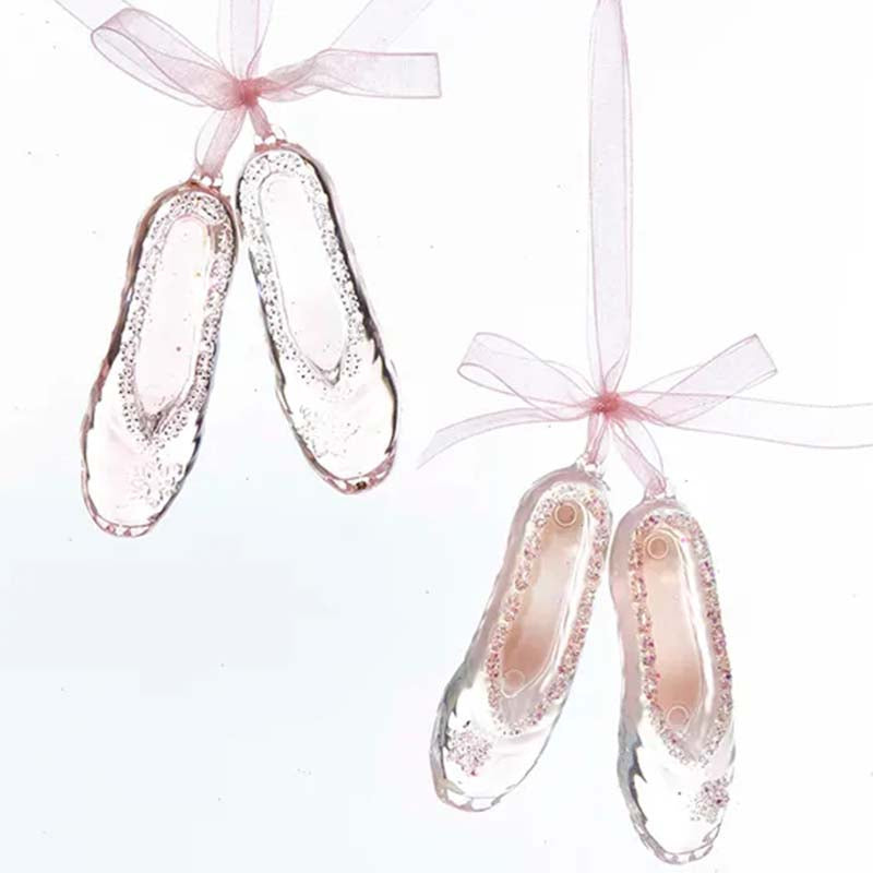 Assorted Pink Ballet Shoes Ornament