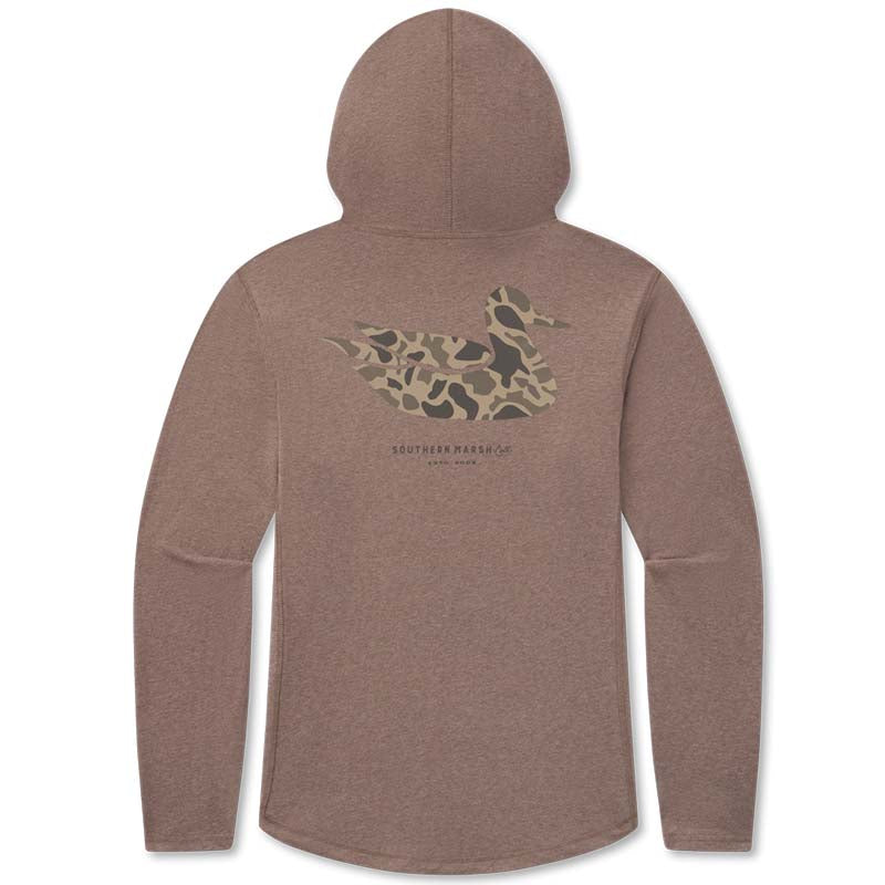 Camo Duck Long Sleeve Hooded T-Shirt