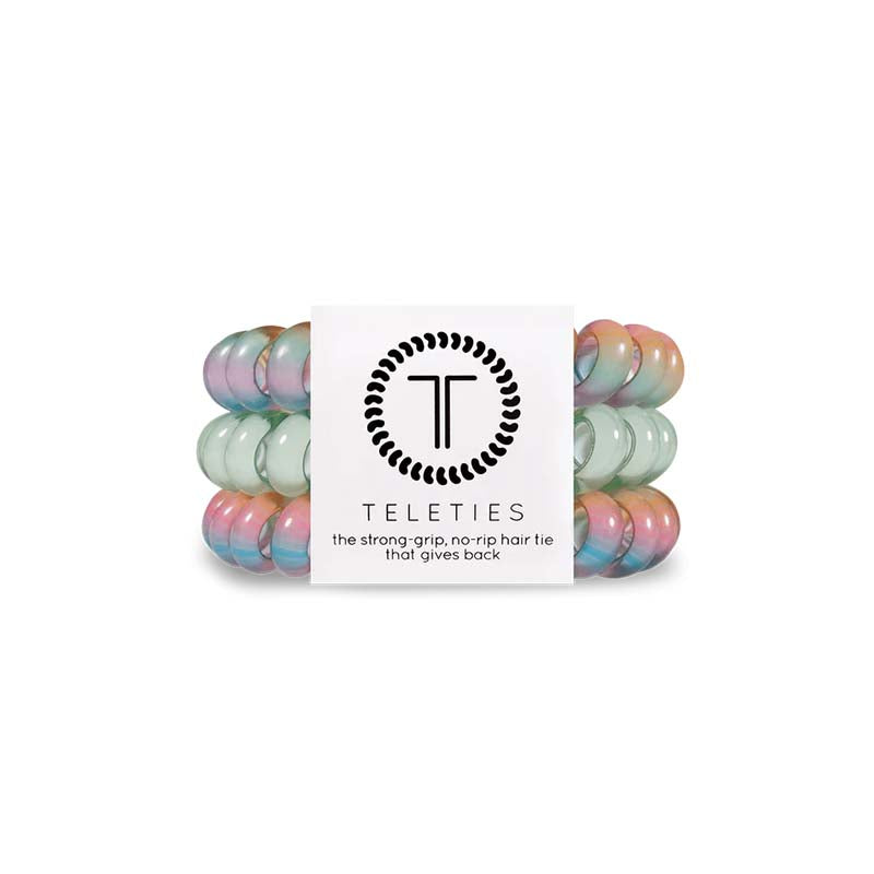 Sprung Out Tie Dye Large Hair Tie 3 Pack