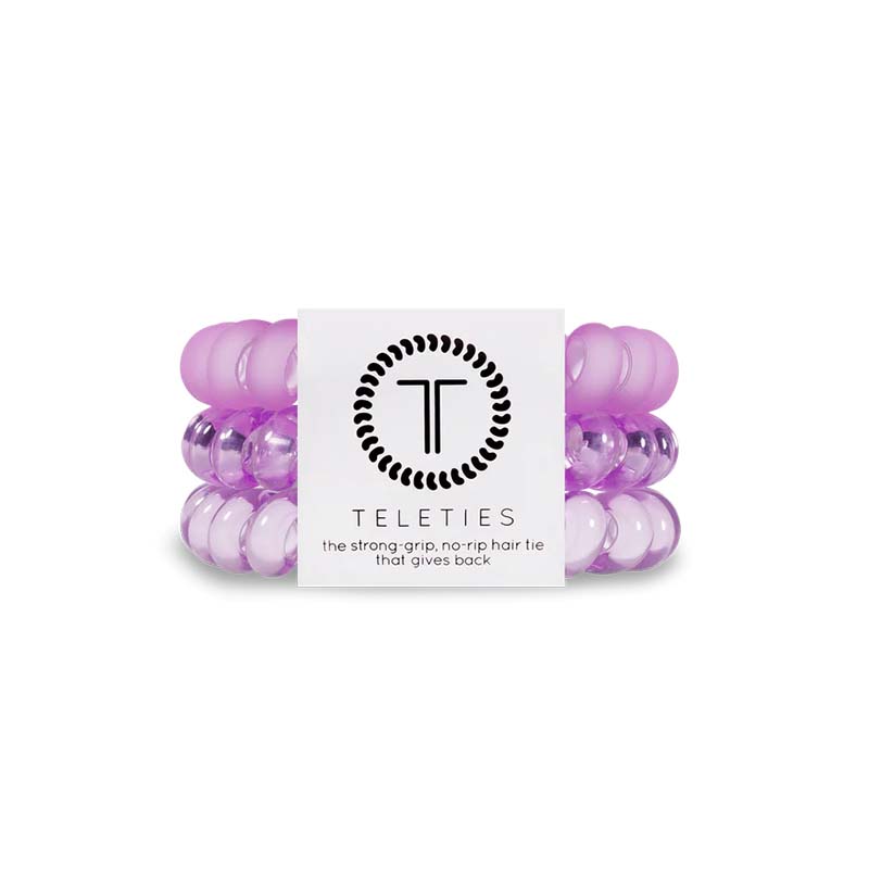 Antigua Purple Large Hair Tie 3 Pack