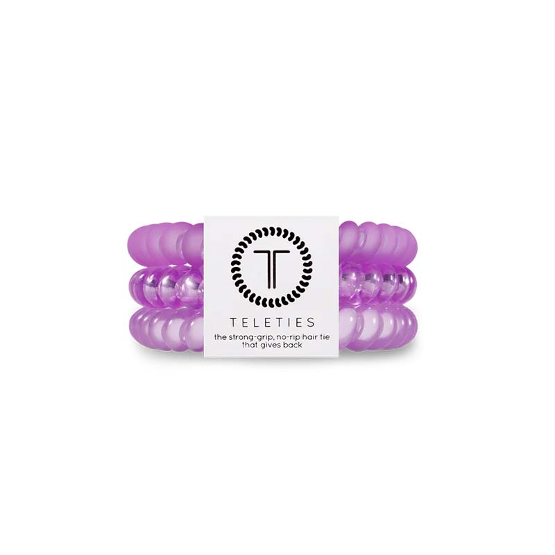 Antigua Purple Small Hair Tie 3 Pack *Springbreak