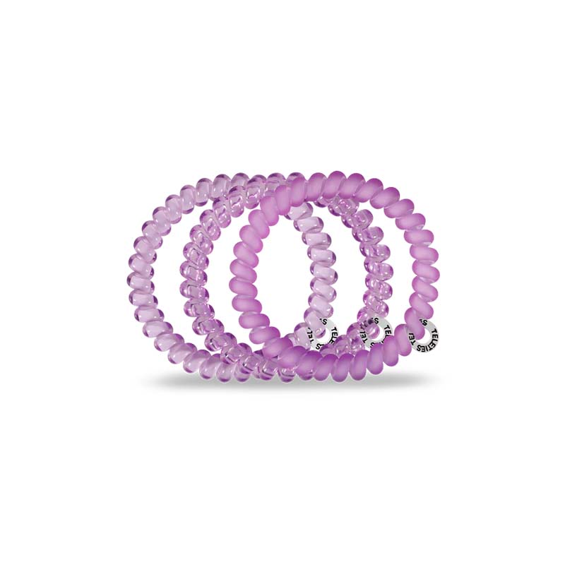 Antigua Purple Small Hair Tie 3 Pack *Springbreak