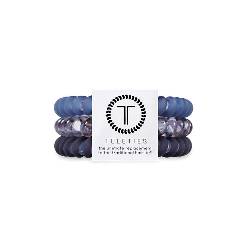 Midnight Rain Small Hair Tie 3 Pack