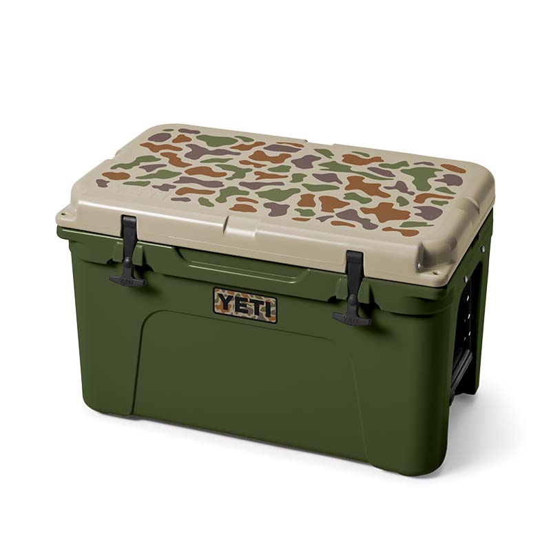 yeti tan camo tundra 45 cooler