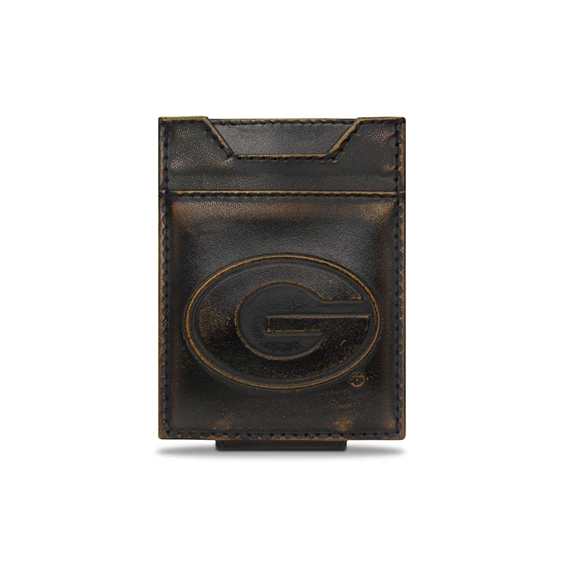 UGA Burnished Front Pocket Wallet