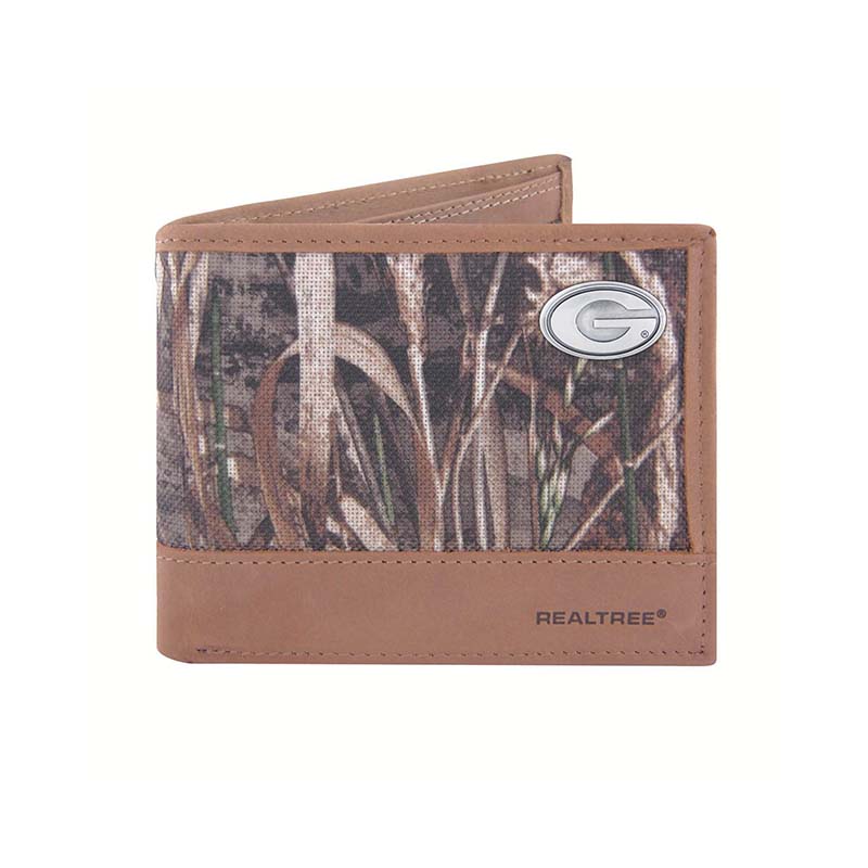 UGA Realtree Passcase Concho Wallet