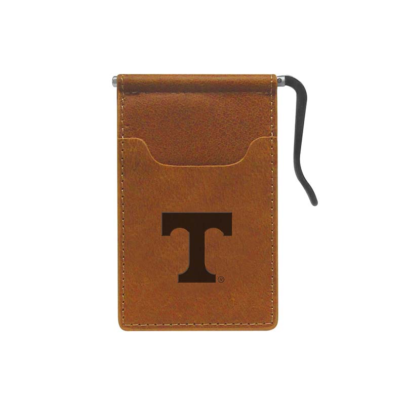 UT Embossed Clip Front Pocket Wallet