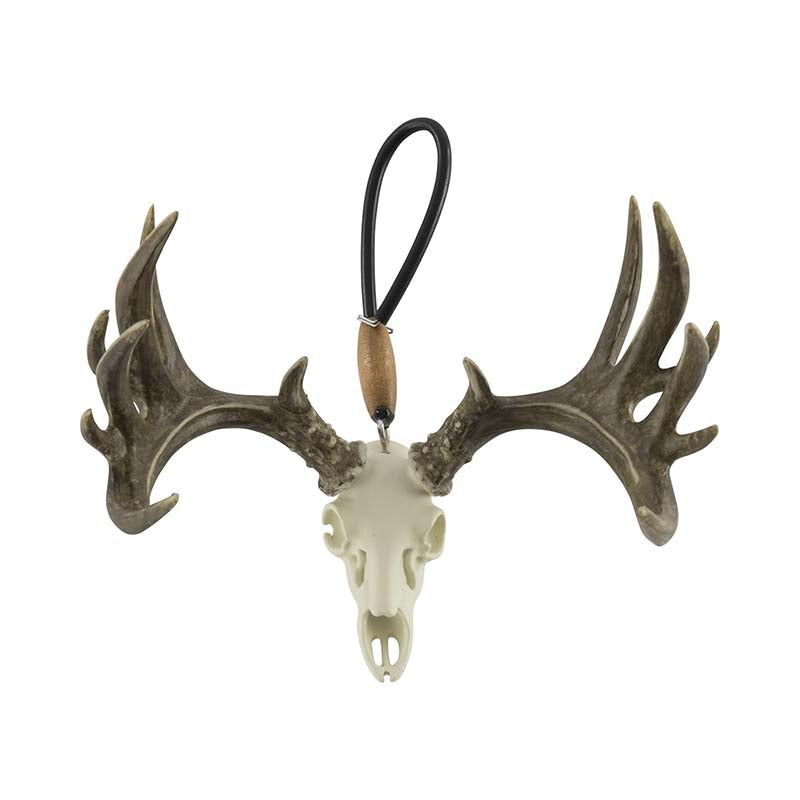 Whitetail Skull Rearview Mirror Hanger