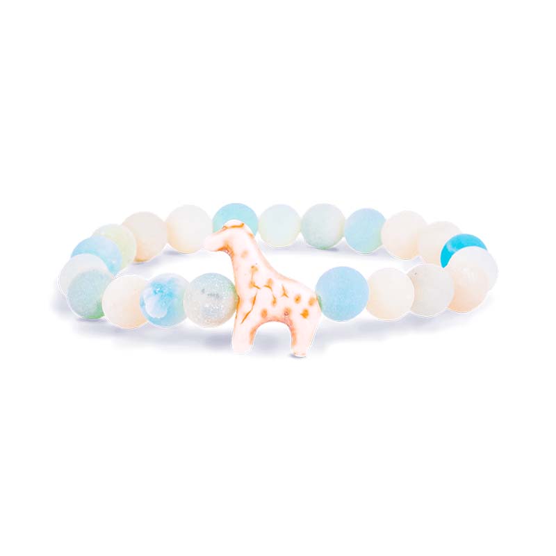 The Trek Giraffe Bracelet in Sky Stone