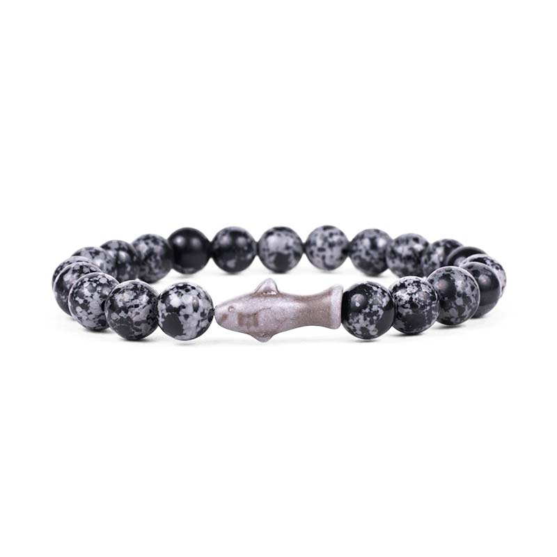 The Voyage Shark Bracelet in Ocelli Stone