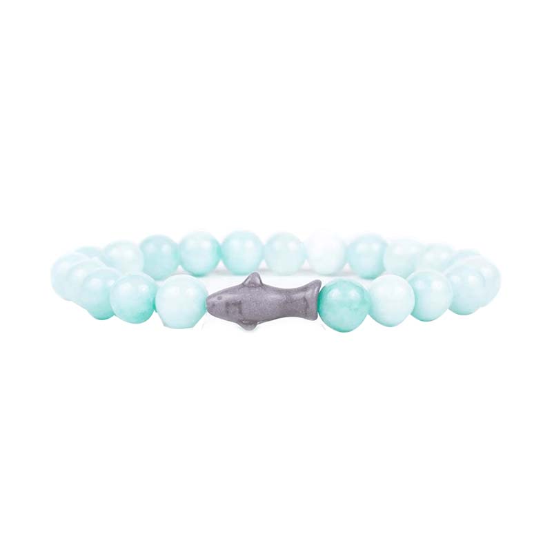 The Voyage Shark Bracelet in Seafoam