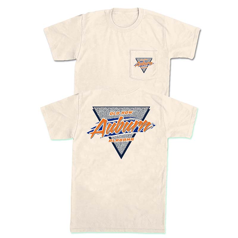 old row auburn triangle short sleeve t-shirt