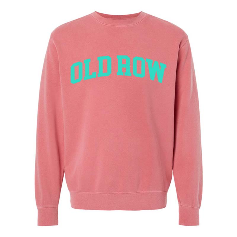 Old Row Arch Crewneck Sweatshirt in Pink